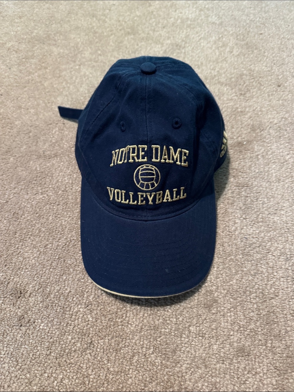 adidas Navy and Gold Volleyball Cap - Embroidered Logo